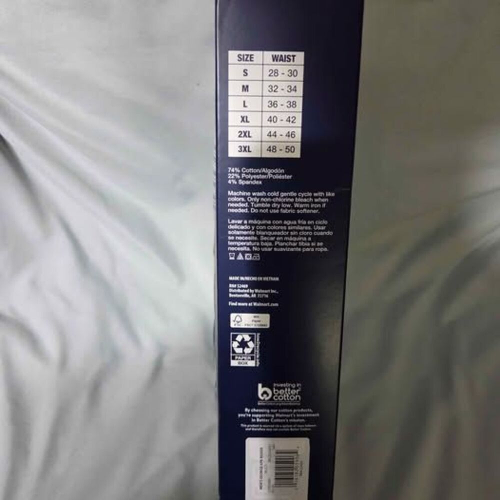 George Men's small woven boxers 6 pack new in package